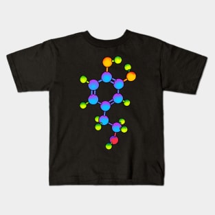 Dopamine (Ease & Reassurance) Molecule Kids T-Shirt